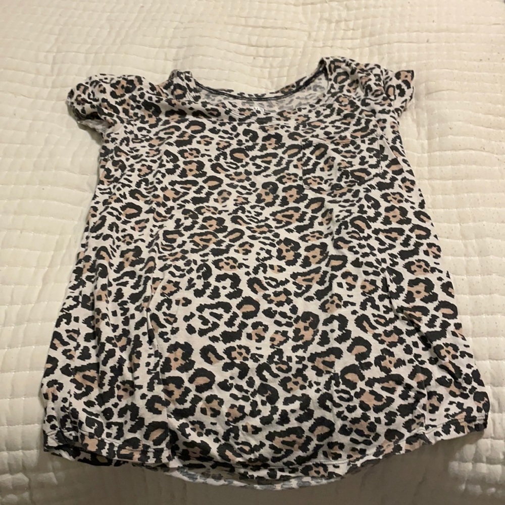 Animal print top